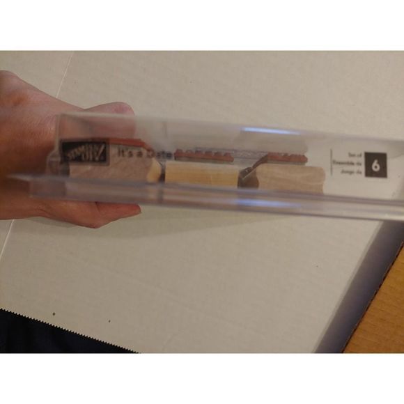 Stampin' up stamps it's a date set of six 2005 Retired Collection - Picture 4 of 5